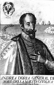 Andrea Doria (1466-1560) olasz warman portréja. alkotó: Italian School