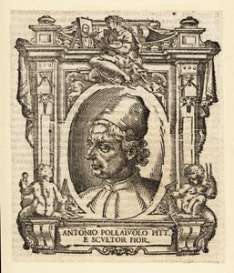 Antonio del Pollaiuolo olasz festő, szobrász, metsző és reneszánsz ötvös portréja Firenzéből, 1429-1498 körül alkotó: Italian School