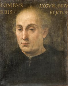 Cristoforo Colombo portréja, 1516 körül alkotó: Italian School