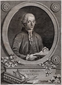 Giordano (Jordan) Riccati (1709-1790) fizikus, matematikus és zeneteoretikus portréja alkotó: Italian School