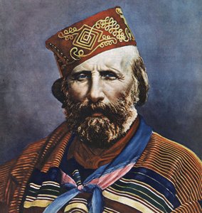 Giuseppe Garibaldi (1807-1882) olasz politikus portréja. alkotó: Italian School