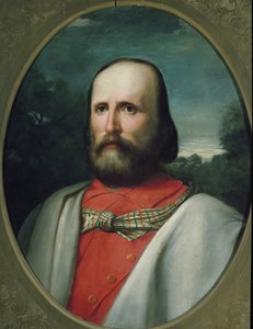Giuseppe Garibaldi portréja (olaj, vászon) alkotó: Italian School