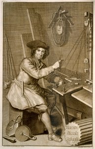 Maestro Nicola Zabaglia portréja alkotó: Italian School