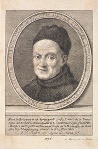 Giovanni Battista Martini atya (1706-84) portréja, Faucci metszete, 1776 alkotó: Italian School