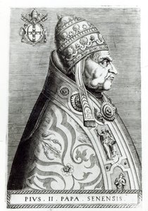 Pius pápa portréja alkotó: Italian School