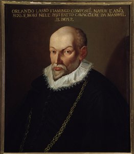 Roland de Lassus (1532-1594) flamand zeneszerző portréja alkotó: Italian School