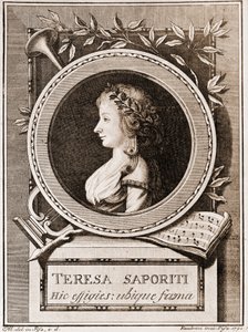 Teresa Saporiti portréja alkotó: Italian School