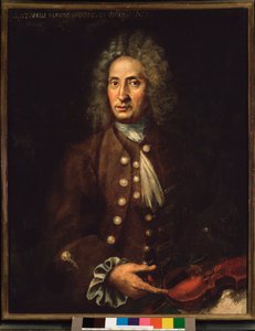 Giuseppe Torelli (1658-1709) olasz zeneszerző portréja.