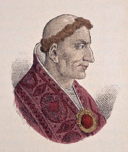 Conon pápa portréja (Conone) (686-687) alkotó: Italian School