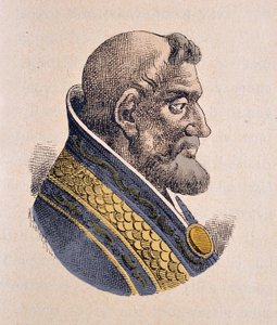 Honorius III (Onorio) pápa (1213-1227) portréja alkotó: Italian School