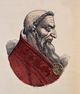 Honorius Ier (Onorio) pápa portréja (625-638) alkotó: Italian School