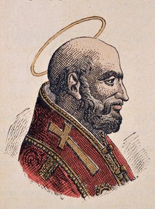 Jules Ier pápa portréja (I. Julius vagy Iulius vagy Giulio) (337-352) alkotó: Italian School