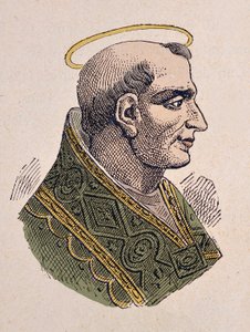 Leon Ier le Grand pápa portréja (Leo, Leone magno vagy magnus) (440-461) alkotó: Italian School