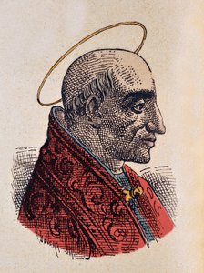 Marcellin pápa portréja (Marcellinus vagy Marcellinus) (296-304) alkotó: Italian School