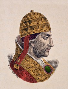 III. Miklós pápa portréja (Nicola, Nicholas vagy Nicolo vagy Niccolo vagy Nicolaus) (1277-1280) alkotó: Italian School