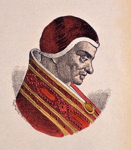 Pascal pápa portréja (Pasquale vagy Paschal) (1099-1118) alkotó: Italian School