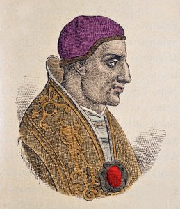 Paul Ier pápa portréja (Paolo, Paulus) (757-767) alkotó: Italian School