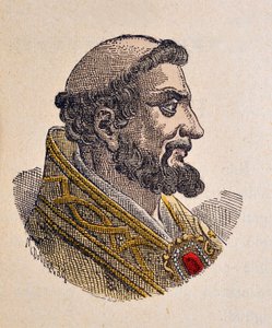 Pelage Ier pápa (pelagius vagy Pelagius) portréja (556-561) alkotó: Italian School