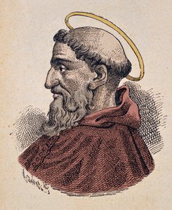 Telesphorus pápa portréja (125-136/138) alkotó: Italian School