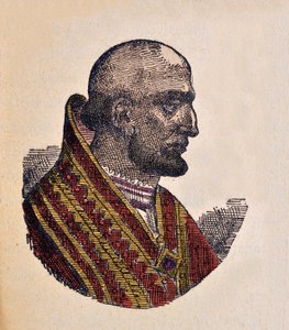 Theodore Ier pápa portréja (Theodorus vagy Teodoro) (642-649) alkotó: Italian School
