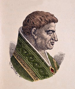 II. Viktor (Vittore) pápa portréja (1086-1087) alkotó: Italian School