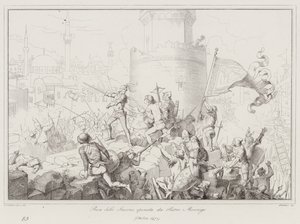 Smyrna bevétele, amelyet Pietro Mocenigo működtet alkotó: Italian School