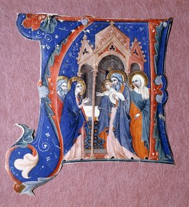 Krisztus bemutatása a templomban, 1340 körül alkotó: Italian School