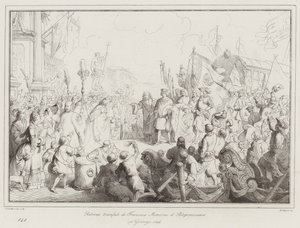 A peloponnészoszi Francesco Morosini diadalmas visszatérése alkotó: Italian School