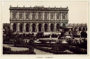 Róma: Villa Albani (litho) alkotó: Italian School