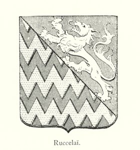 Ruccelai (metszet) alkotó: Italian School