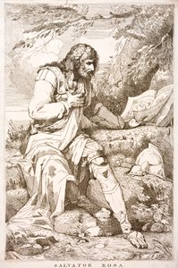Salvator Rosa olasz barokk festő, költő és grafikus (metszet) alkotó: Italian School