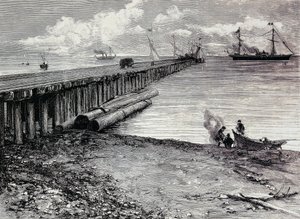 San Leon-i bánya, beszállófedélzeti érc Maddalena, Gravírozás, Szardínia, Olaszország alkotó: Italian School