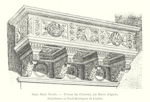 Santa Maria Novella, Tribune des Chanteurs, készítette: Baccio d