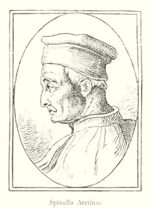 Spinello Aretino (metszet) alkotó: Italian School