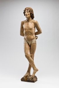 St. Sebastian, 1500 körül (polikróm fa)