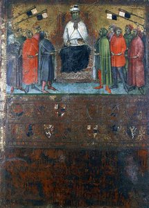 A kormány visszaállítja a városok ellenőrzését, 1385 alkotó: Italian School