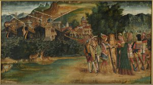 Jason és Médea házassága, 1500 (tempera és olaj, vászon) alkotó: Italian School