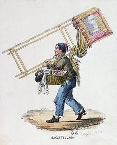 A vándor bábos, 1840 körül alkotó: Italian School