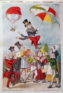 A Wilson-ügy 1887-ben, a Le Perroquet címlapja alkotó: Italian School