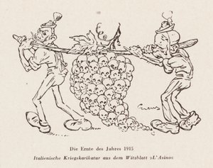 Az 1915-ös év termése (litográfia) alkotó: Italian School