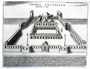 Thermae Antonianae alkotó: Italian School
