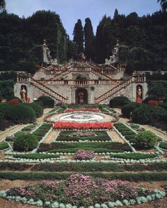 Kilátás a kertekre alkotó: Italian School