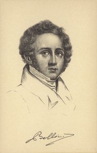 Vincenzo Bellini olasz operaszerző (1801-1835) alkotó: Italian School