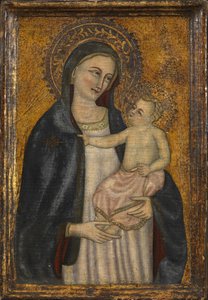 Szűz és gyermek, egy 1450 körüli mű hamisítása, 1900-20 körül alkotó: Italian School