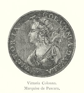 Vittoria Colonna, Pescara márki (metszet) alkotó: Italian School