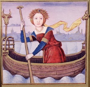 Ízisz, illusztráció: Giovanni Boccaccio: Az elveszett nők