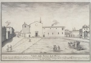Kilátás a firenzei San Marco-templomra