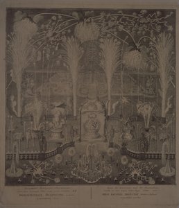 Megvilágítás a Képzőművészeti Akadémia közelében 1748 szilveszter éjszakáján alkotó: Ivan Alexeyevich Sokolov