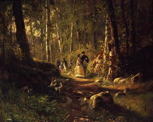 Séta az erdőben, 1869
