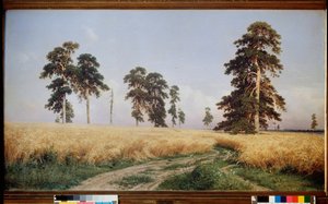 Champ de Seigle (Rieu mező) – Ivan Ivanovics Shishkin (Chichkine) peinture (1832-1898), huile sir toile alkotó: Ivan Ivanovich Shishkin